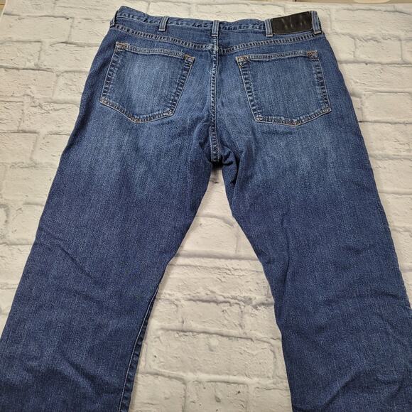 Eddie Bauer Straight Fit Flannel Lined Jeans size 38 - Picture 9 of 16